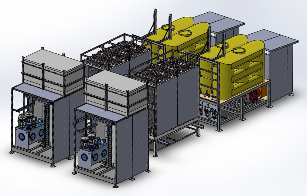 High Density Compressed Natural Gas processing facility